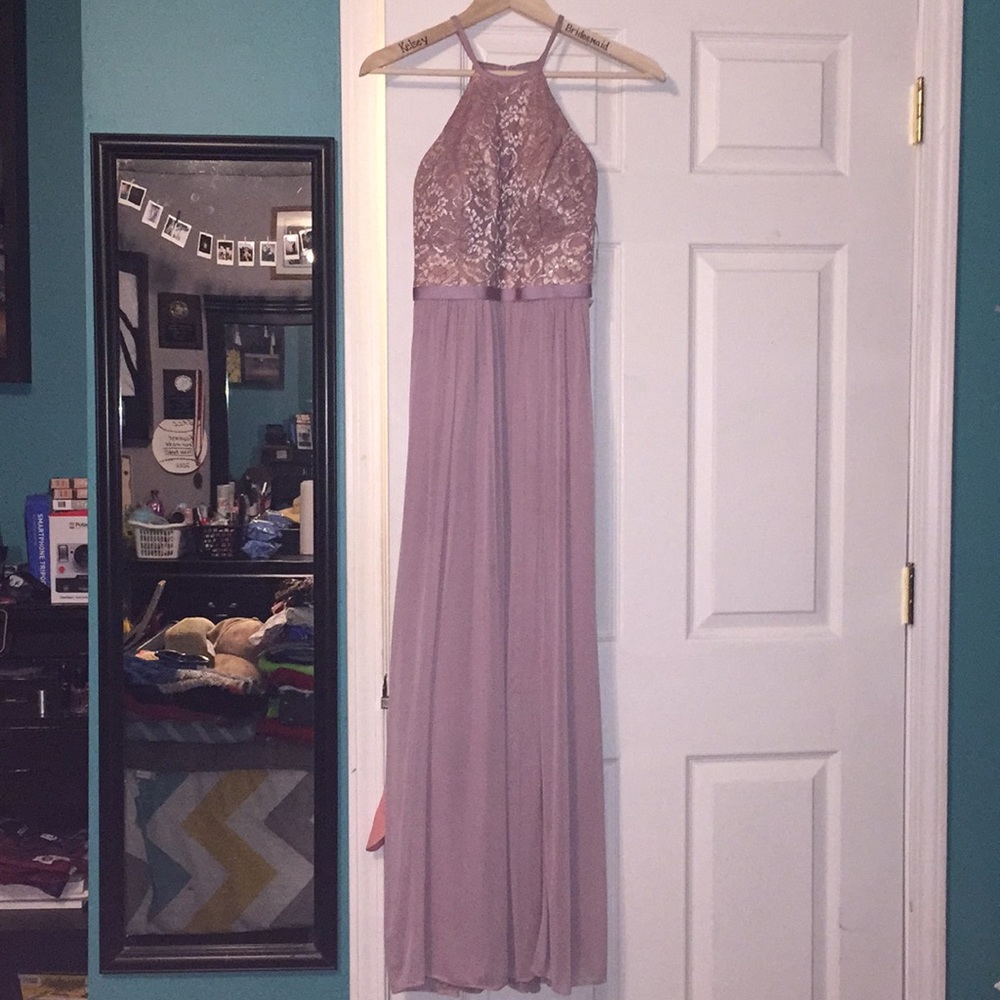EUC rose gold Bridesmaid dress from David’s Bridal - Picture 5 of 8